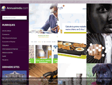 Tablet Screenshot of annuairedu.com